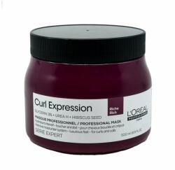 L'Oréal Serie Expert Curl Expression Rich mélyen hidratáló hajpakolás göndör hajra, 500 ml