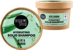 Organic Shop hidratáló szilárd sampon aloéval és baobabbal, 60g