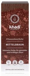 Khadi növényi hajfesték középbarna, 100g - hairpower