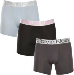 Calvin Klein 3PACK boxeri bărbați Calvin Klein multicolori (NB3075A-N2D) S (178232)