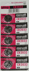Maxell CR2032 Lítium Gombelem 5db/csomag (75495CM / 18742) - bolt