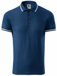 MALFINI Tricou de bărbați polo Urban - Albastru de miezul nopții | XXL (2198717)