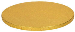 Arany színű, kör alakú tortadob - 28 cm (T100025)