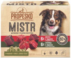 Partner in Pet Food MISTR filé marhahússal és szarvashússal mártásban, 4x(12x85 g)
