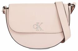 Calvin Klein Táska Minimal Monogram Saddle Bag22 T K60K611961 Rózsaszín (Minimal Monogram Saddle Bag22 T K60K611961)