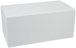 Fehér ajándékdoboz, díszdoboz - 22 x 11 x 10 cm