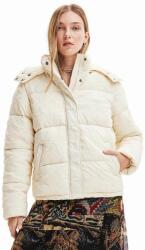 Desigual rövid kabát női, bézs, téli - bézs XL