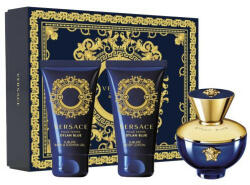 Versace - Set cadou Versace Dylan Blue, Femei, 50ml Apa de Parfum, 50 ml Gel de Dus, 50 ml Lotiune de Corp Femei - vitaplus