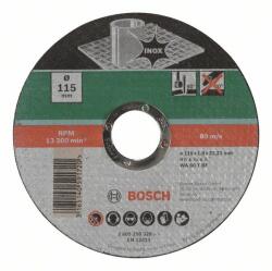 Bosch Disc de taiere, varianta dreapta, inox D= 115 mm; grosime= 1, 0 mm (2609256320)