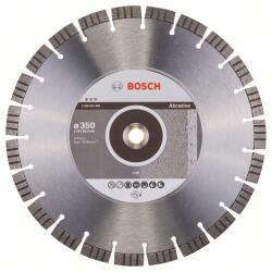 Bosch Disc diamantat Best materiale abrazive 350x20, 00+25, 40x3, 2x15 mm (2608602686) Disc de taiere