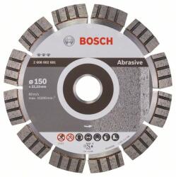 Bosch Disc diamantat Best materiale abrazive 150x22, 23x2, 4x12 mm (2608602681) Disc de taiere