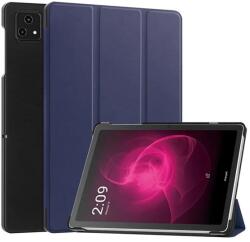 Gigapack Tok álló, bőr hatású (aktív FLIP, oldalra nyíló, TRIFOLD, asztali tartó) SÖTÉTKÉK T Tablet 5G ( 2023 ) (GP-153196)