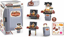  Play set barbeque, in troller, 15 piese Bucatarie copii