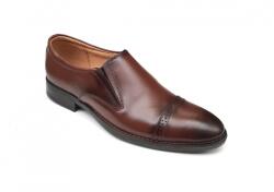 Lucianis Style OFERTA MARIMEA 41, 42 , 43 - Pantofi barbati eleganti, din piele naturala, Maro, cu elastic, CIUCALETI SHOES - LPB101TGEM
