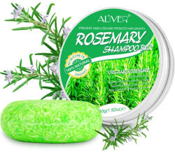 Aliver Sampon Impotriva Caderii Parului, Anti Matreata, Stimulare si Fortifiere cu Rozmarin Organic, 100% Natural, Aliver 60 g