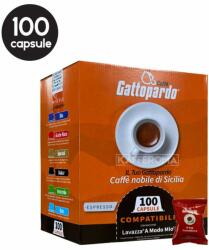  100 Capsule Caffe Gattopardo Ricco - Compatibile A Modo Mio