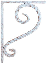 Decorer Suport polita fier alb cu patina aramie 27x18 cm (CP2009) Raft