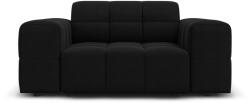 Micadoni Fotoliu Jennifer cu tapiterie din catifea, negru (MIC_ARM_51_F1_JENNIFER7)