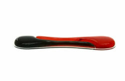 Kensington Duo Gel géltöltésű fekete-piros billentyűzet csuklótámasz (BME62398)