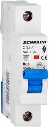 SCHRACK siguranta electrica automata schrack amparo am617125--, 6ka, 25a, 1 modul (MCB-1P/C25A-AMP-SHK)
