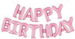 Teno Set 13 Baloane Teno®, Litere, pentru Petreceri/Aniversari/Evenimente, model Happy Birthday, rose