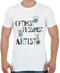 printfashion glass. artist. b - Férfi póló - Fehér (15688647)