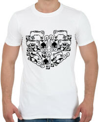 printfashion catheart. b - Férfi póló - Fehér (15673239)