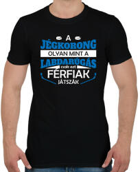 printfashion Férfiak játszák - Férfi póló - Fekete (15653132)