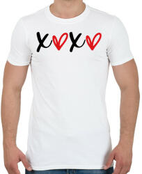 printfashion xoxo fehér - Férfi póló - Fehér (15674530)