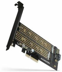 AXAGON PCEM2-DC PCIE NVME+SATA M. 2 ADAPTER (PCI-Express x4 adapter hűtővel akár két M. 2 lemez számítógéphez) (PCEM2-D)