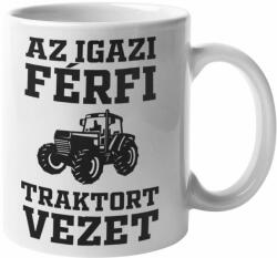 Az igazi férfi traktort vezet