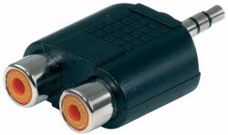 GEWA Adaptor audio - Gewa 2x RCA - 1x 3, 5 mm Stereo Jack (191.618)