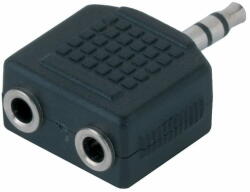GEWA Adaptor audio - Gewa 2x 3, 5 mm Stereo Jack - 1x 3, 5 mm Stereo Jack (191.619)