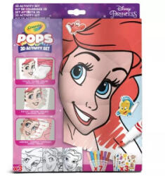 Crayola POPs: 3D foglalkoztató - Disney hercegnők (04-0743) - aqua