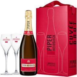 PIPER-HEIDSIECK Cuvee Brut 0,75 l 12% + 2 glasses