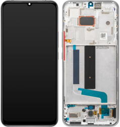 Xiaomi Piese si componente Display - Touchscreen Xiaomi Mi 10 Lite 5G, Cu Rama, Alb, Service Pack 56000500J900 (56000500J900)