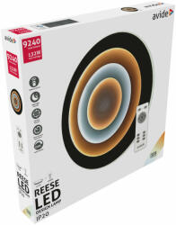 Avide 100W(50+50) Reese mennyezeti Lámpa RF Távirányítóval Avide (ADO3S REE 2 4G)