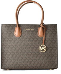 Michael Kors Geanta Michael Kors Mercer Large 35T2GM9S3B-BROWN, 32 x 26 x 13, Maro (35T2GM9S3B-BROWN)