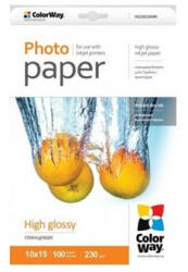 COLORWAY Fotópapír, magasfényű (high glossy), 230 g/m2, 10x15, 100 lap - pixelrodeo