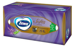  Papírzsebkendő ZEWA Softis 4 rétegű 80 db-os dobozos Levendula