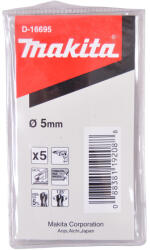 Makita Set 5 burghie metal HSS-CO 5 mm (D-16695)