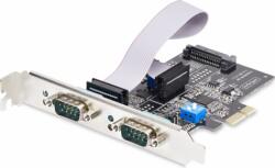 StarTech 2S232422485-PC-CARD 2x RS232 port bővítő PCIe kártya (2S232422485-PC-CARD)