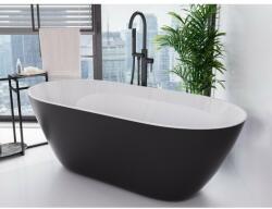 Besco Cada freestanding Besco Moya 170x72 cm negru/alb (#WMD-170-MBW)