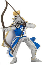 Papo Figurina Papo The Medieval Era - Cavaler al Dragonului albastru, cu arc si sageata (39795) Figurina