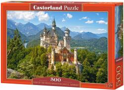 Castorland Puzzle Castorland din 500 de piese - View of the Neuschwanstein Castle, Germany (B-53544)