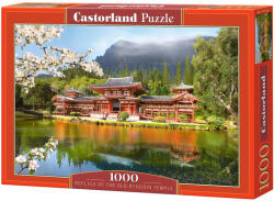 Castorland Puzzle Castorland din 1000 de piese - Replica templului Hoshokan in Kyoto (C-101726-2)