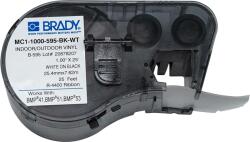 Brady Banda continua vinil Brady MC1-1000-595-BK-WT, 25.40 mm, 7.62 m (131606)