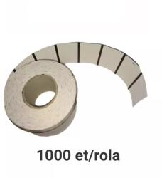 ZINTA Rola etichete semilucioase ZINTA de raft 70x35mm, galben, 180 g/mp, 1000 et. /rola (70X35X1000-TAGSGP-BM)
