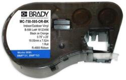 Brady Banda continua vinil Brady MC-750-595-OR-BK, 19.05 mm, 7.62 m (143368)