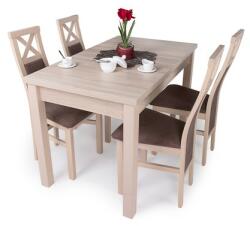  Herman szék Berta asztal - 4 személyes étkezőgarnitúra
